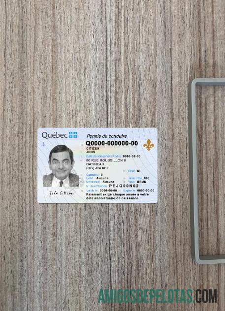 Canadá Quebec DL 2023 Presente fotolook frente amostra